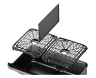 Cosori Air Fryer Dual Blaze TwinFry biały kosz ceramiczny 10L - 1603346 - zdjęcie 2